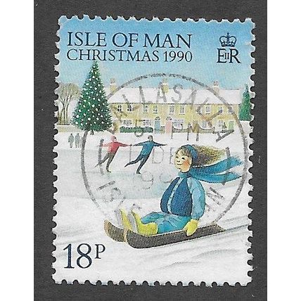 IOM 1990 18P 'CHRISTMAS' FINE USED (EBID77-138)