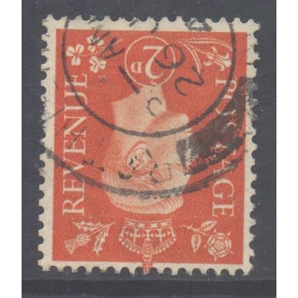 GB Scott 238 - SG465i, 1937 Dark Colours 2d Inverted Watermark used