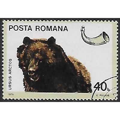 Mi 3367: 40 b. multicoloured Game Animals: Brown Bear