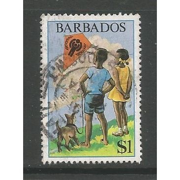 Barbados 1981 International Year of the Child $1, used. SG650