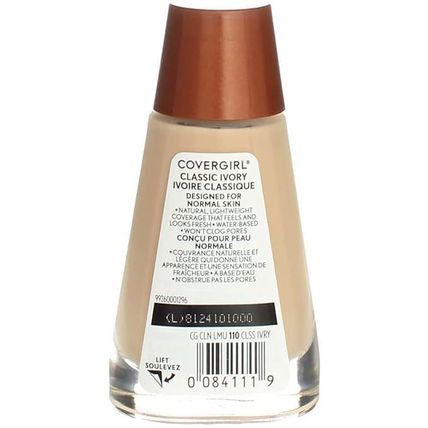 COVERGIRL Clean Liquid Foundation 110 Classic Ivory 1 oz.