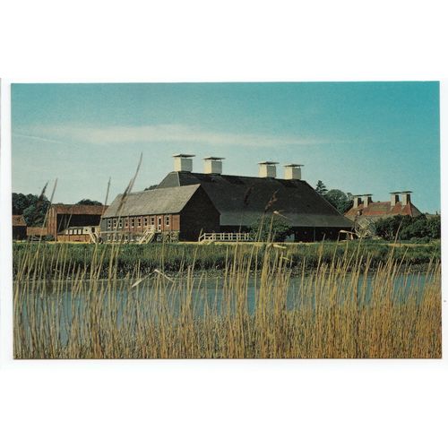 Snape Festival Hall from Across the River Alde Suffolk Postcard