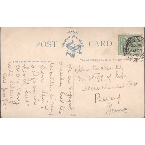 Antique Manx PC 1908 - Douglas Head - IOM