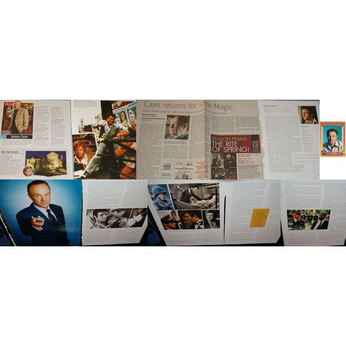 JAMES CAAN 35x Clippings + 2x Trading Cards (Americana+)