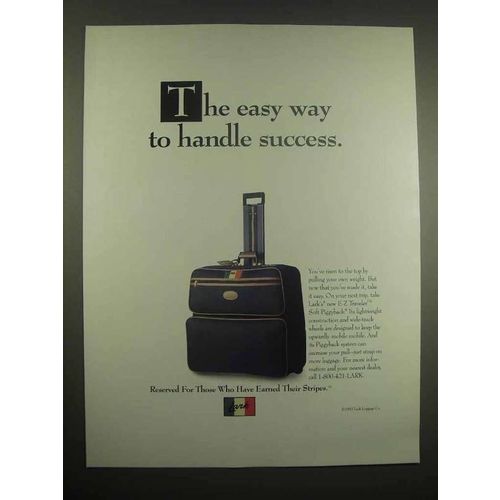 1994 Lark E-Z Traveler Soft Piggyback Luggage Ad