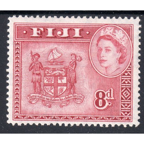 Fiji Sg288 8d Deep Carmine-Red fine m/mint (G35)