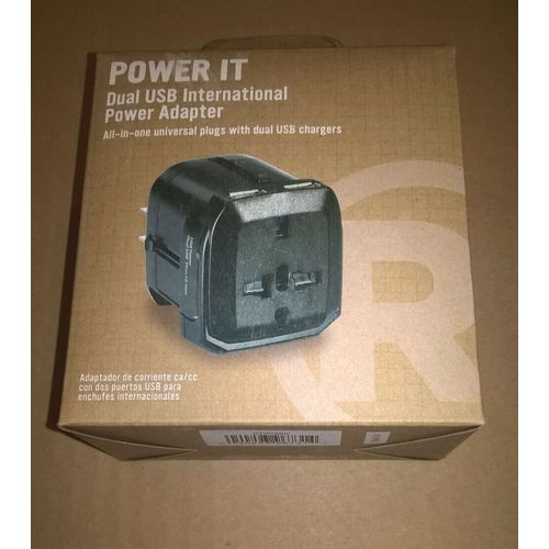 Brand NewRadioShack Dual Usb International Power Adapter #2730886