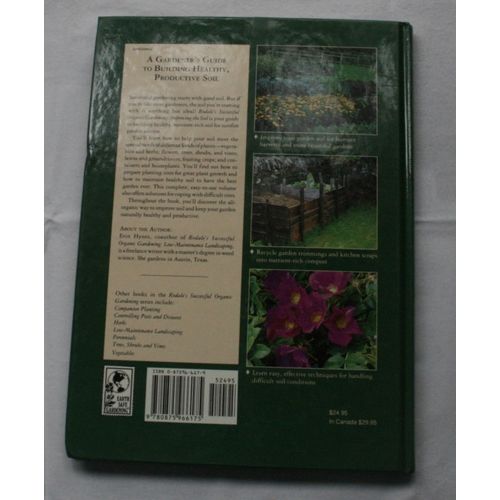 Rodale's Successful Organic Gardening Improving The Soil, AS NEW, Hardcover,1994