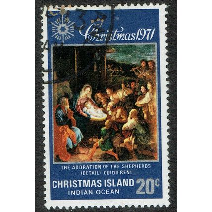 Christmas Island 1971 Christmas 20c Multicoloured SG36 FU
