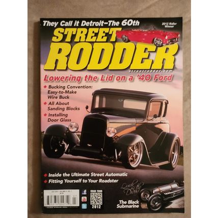 Street Rodder Magazine July 2012 – Lowering the Lid on a '40 Ford