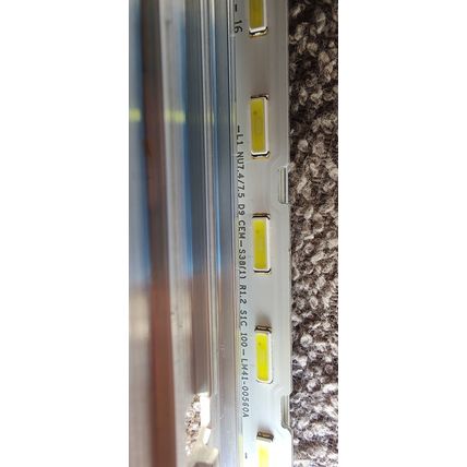 Samsung UE49RU8000S Led strip set. BN61-16155A / LM41-00560A
