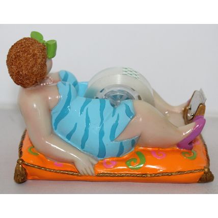 Vintage Novelty Ceramic Cellotape Dispenser