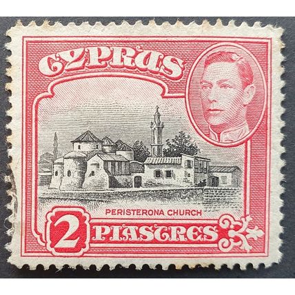 Cyprus: 1938-51 2pi. black & carmine SG155b MH
