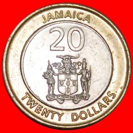 GREAT BRITAIN (2000-2008):JAMAICA★20 DOLLARS 2001 CROCODILE★LOW START★NO RESERVE