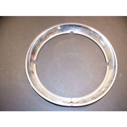 STAINLESS STEEL HEADLIGHT RING RAT ROD HOT ROD 9 1/16"