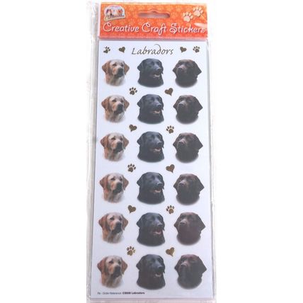 Dog breed craft stickers many breeds available 29 designs peel and stick