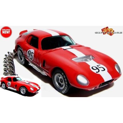 RARE KEYCHAIN RED 1964/65 SHELBY COBRA DAYTONA CUSTOM Ltd Ed. GREAT GIFT