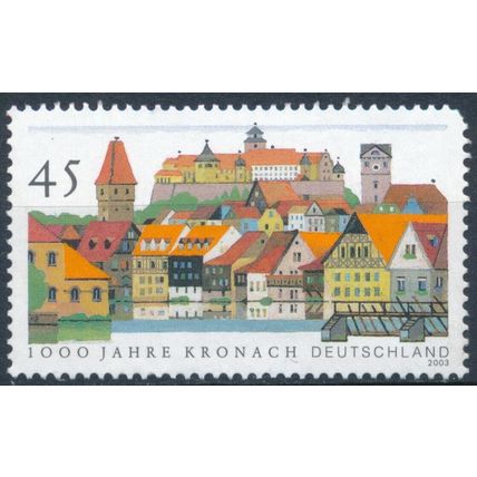 Millenary of Kronach - Germany 2003 - NM H - MiNr 2309