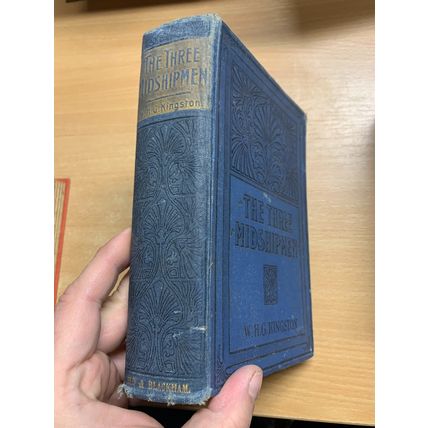 c1905 W H G KINGSTON THE THREE MIDSHIPMEN FICTION ILLUSTRATED ANTIQUE BOOK (P5)