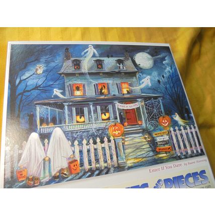 HAUNTED HOUSE "Enter If You Dare!" 1000 Piece PUZZLE! $25.00 Shipped!!