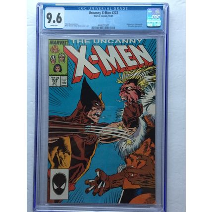 1987 Marvel Comics Uncanny X-Men #222 CGC Graded 9.6