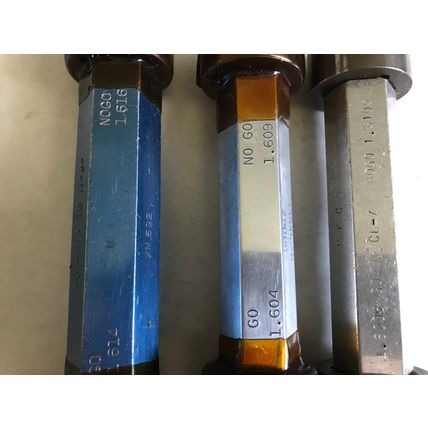 LOT PLUG GAGE GO NOGO 1.604,1.609,1.6008,1.6100,1.614,1.616,ES