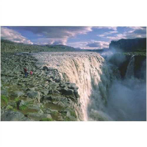 Frimerkjasalan: Dettifoss Waterfall.