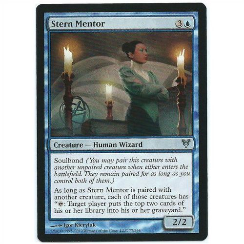 Magic the Gathering - Avacyn Restored - #77/244 - Stern Mentor