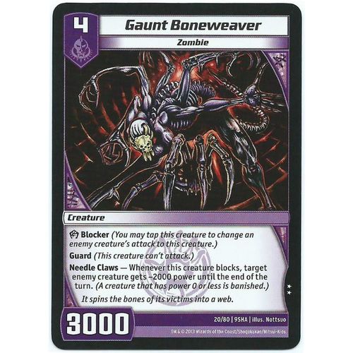 Kaijudo - Shattered Alliances - #20/80 - Gaunt Boneweaver
