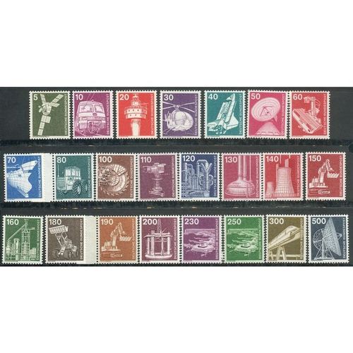Germany 1975 - SG1739-55 - Industry and Technology - Complete Set (unused)