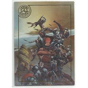 CHRIS ACHILLEOS ' GOLD STAMPED ' card # 13 THE LAST STAND (1992)