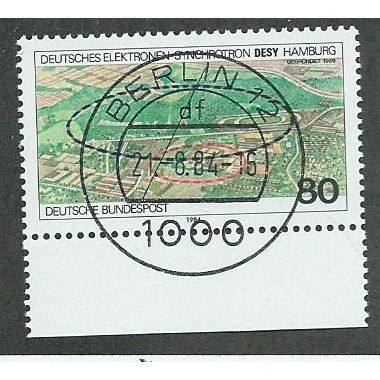 GER 1984 80pf '25TH ANN OF ELECTRON SYNCHOTRON' FINE USED (EBID49-395)