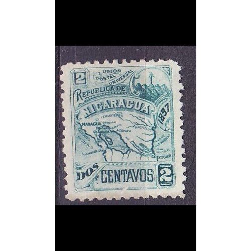 NICARAGUA [1897] MiNr 0090 Y ( */mh )