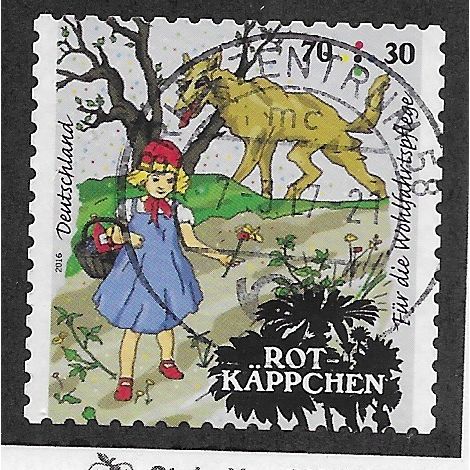 GER 2016 €0.70+0.30 (S/A) 'WELFARE - RED RIDING HOOD' FINE USED (EBID63-757)