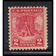 645 2c Valley Forge Just Clears MNH O1131