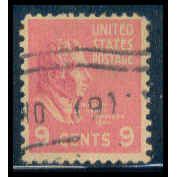 Used 814 9c William Harrison Just Clears M07920