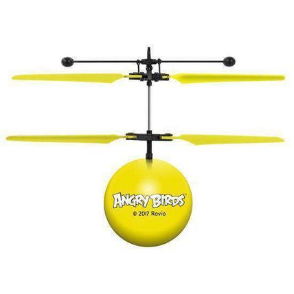 Rovio Licensed Angry Birds Chuck IR Flying UFO Helicopter Ball