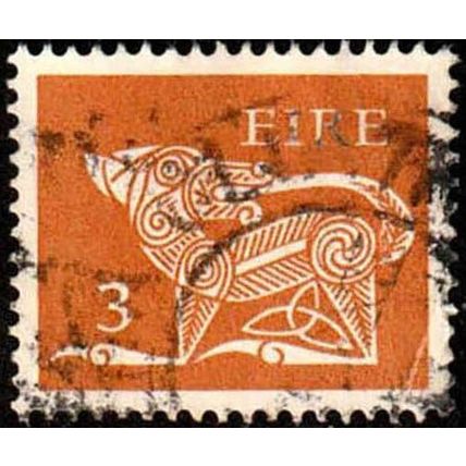 Ireland 1971 Dog Stylised 3p Used Stamp.