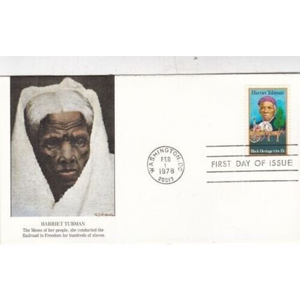 United States 1978 Harriet Tubman FDC Washington DC Cancel unaddressed VGC