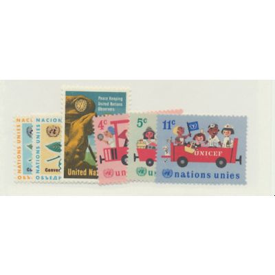 United Nations (NY) Stamps Scott #158 To 163 From 1966, MNH