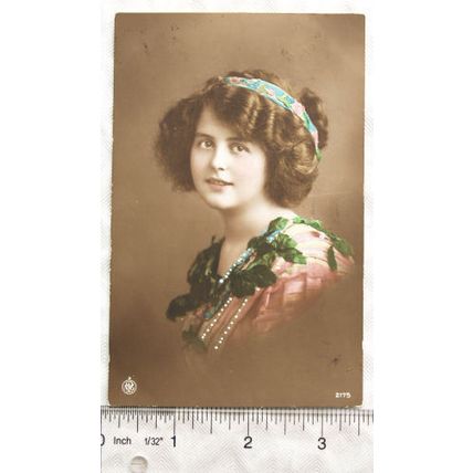 1911 postcard Girl Posing