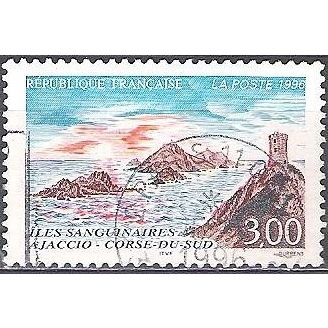 France 1996 Michel 3158 O Cote (2008) 1.00 € Iles Sanguinaires Cachet rond