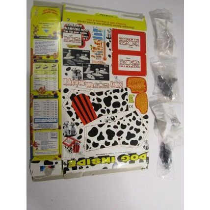 Nestle 2000 Nesquik Cereal Box Empty (POOR) 102 Dalmations Set of 4 Sealed