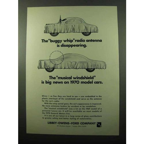 1969 Libbey-Owens-Ford Musical Windshield Ad