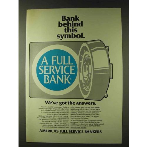 1979 American Bankers Association Ad - This Symbol