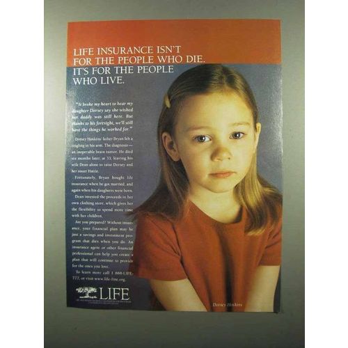 1999 Life & Health Insurance Foundation Education Ad