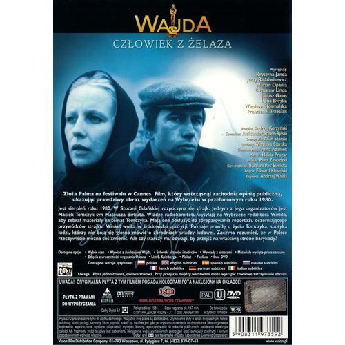 Czlowiek z zelaza (DVD) Andrzej Wajda POLSKI POLISH