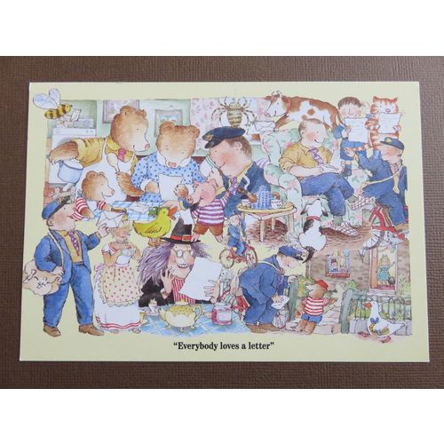 The Jolly Postman Book Advertising Postcard