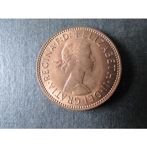 1966 QUEEN ELIZABETH II HALFPENNY UNCIRCULATED FREE POST. (x) AAH