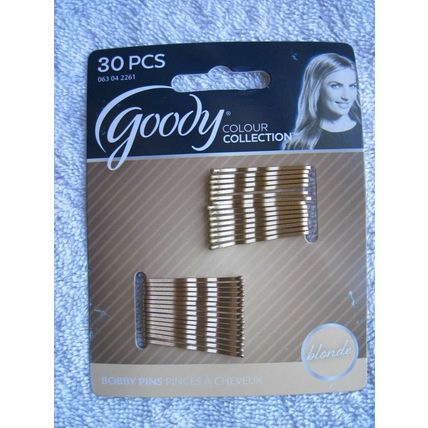 Goody Colour Collection Bobby Slide Hair Pins Bobbies Brunette Blonde Black Mini